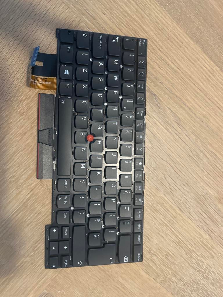 Notebook Toetsenbord voor Lenovo ThinkPad T490S-P1/T495S-P1, Ophalen of Verzenden, Qwerty, Nieuw, Bedraad