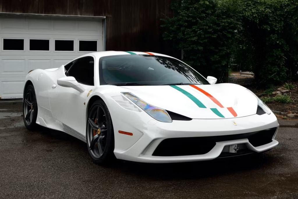 Ferrari 458 Speciale Fuji white Looksmart 1:12 NIEUW ! C4F, Auto, Looksmart, Nieuw, Ophalen of Verzenden