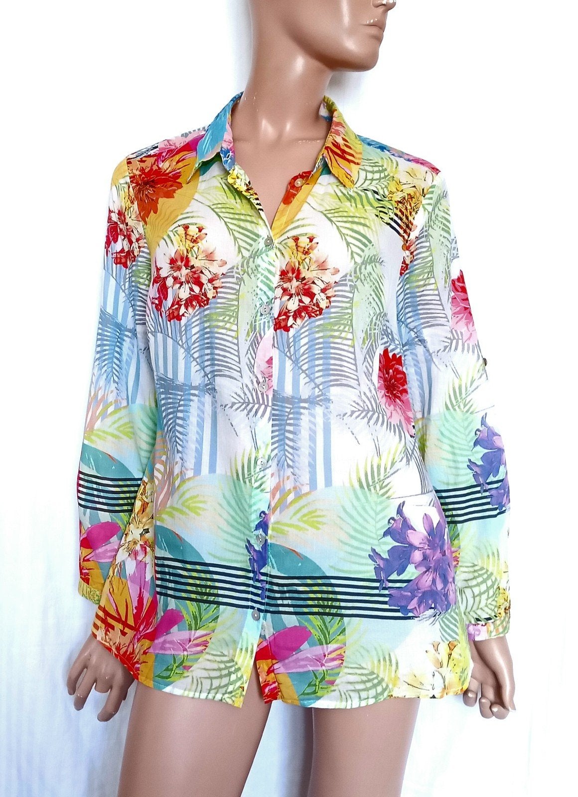 PETER HAHN Blouse , Maat 44, Kleding | Dames, Blouses en Tunieken, Ophalen of Verzenden, Zo goed als nieuw, Maat 42/44 (L), Overige kleuren
