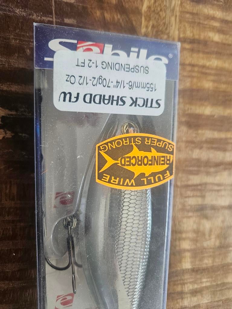 Sebile Stick shad Fw 155mm 1-2 ft NIEUW!, Watersport en Boten, Ophalen of Verzenden, Nieuw, Overige typen
