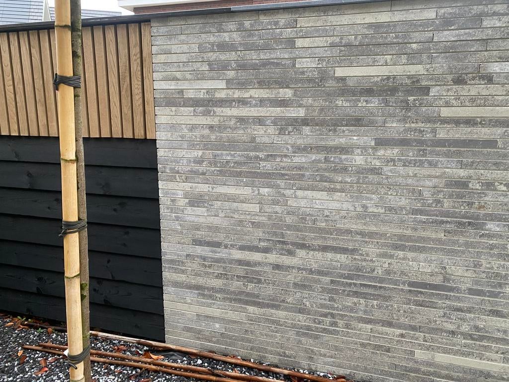 MBI BETONSTEEN GEOSTYLISTIX 595X95X40MM SHADED WHITE, Ophalen of Verzenden, Zo goed als nieuw, Bakstenen