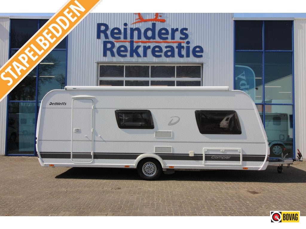 Dethleffs Camper 530 FSK Thule,VT,Mover,Airco, Caravans en Kamperen, Caravans, Schokbreker, Overige typen, Bedrijf, Treinzit