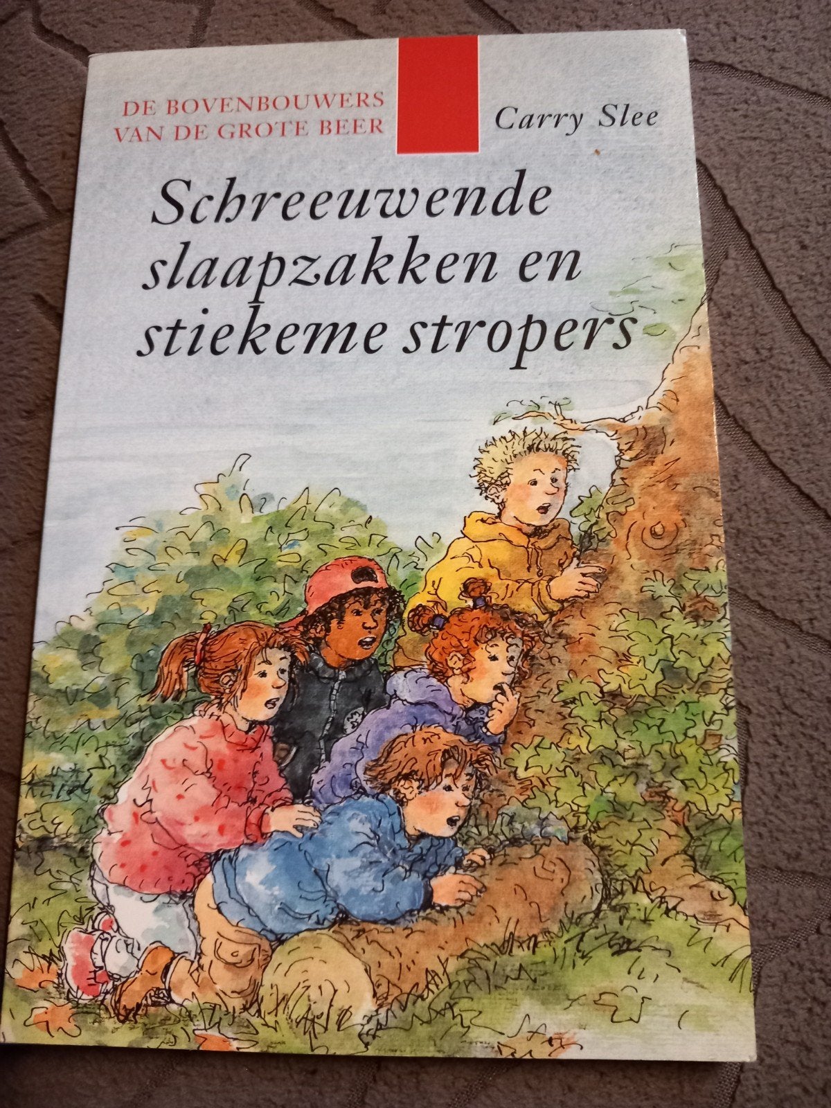 Schreeuwende slaapzakken en stiekeme stropers - Carry Slee, Boeken, Ophalen of Verzenden, Gelezen, Fictie algemeen