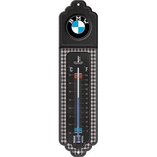 BMW Pepita Logo reclame thermometer van metaal wanddeco, Verzamelen, Ophalen of Verzenden, Nieuw, Auto's