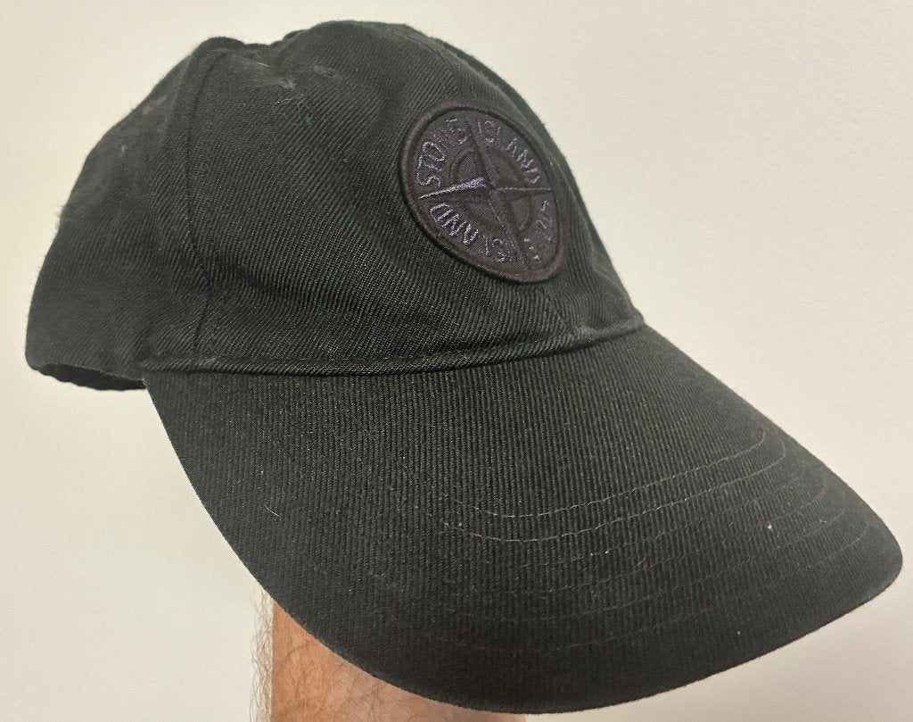 Pet / cap Stone Island - origineel - zwart, Kleding | Heren, Hoeden en Petten, Gedragen, Pet, One size fits all, Ophalen of Verzenden