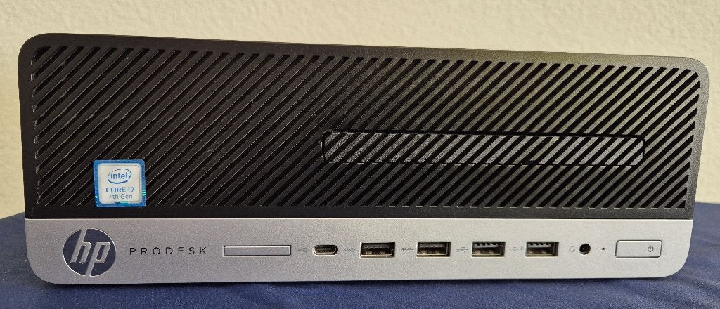 i7 Zeer Nette HP Prodesk 600 G3 SSF met Grote SSD Win11, Met monitor, Refurbished, Ophalen of Verzenden, SSD