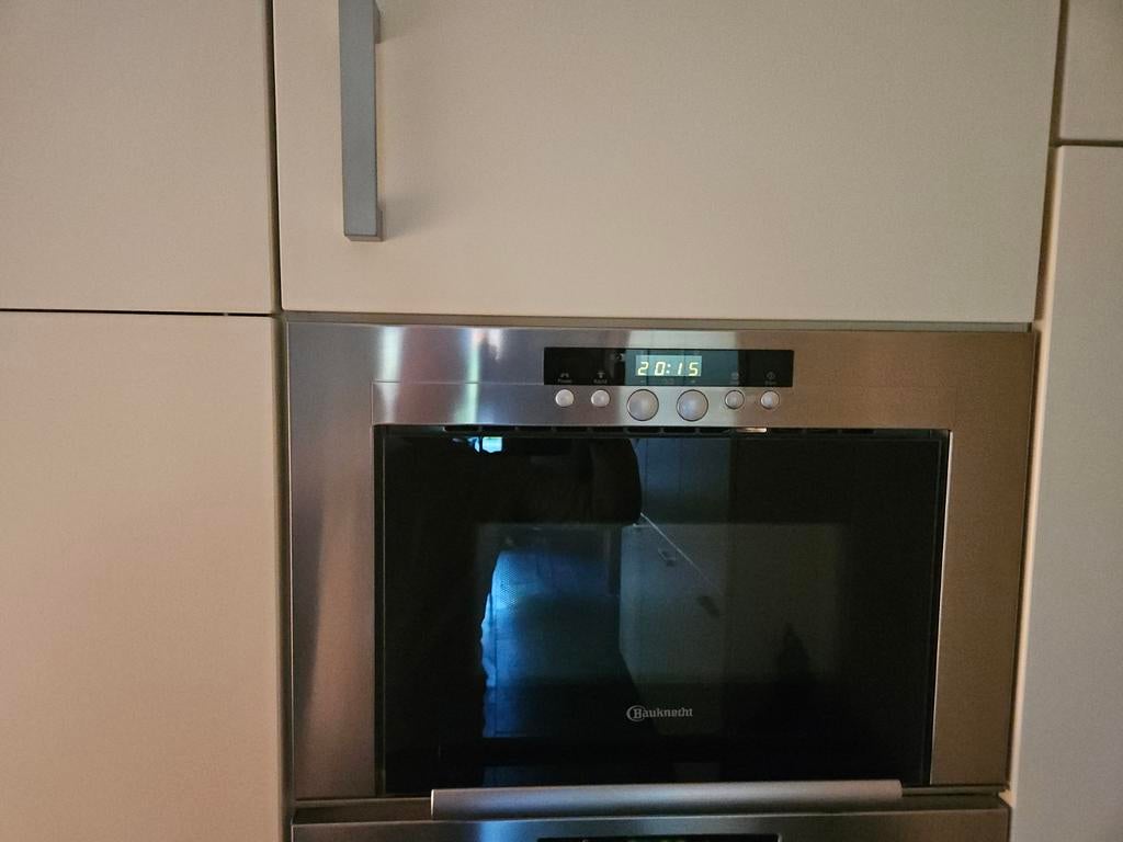 Bauknecht Inbouw Magnetron - Zo goed als nieuw, Hete lucht, 60 cm of meer, Ophalen of Verzenden, Inbouw