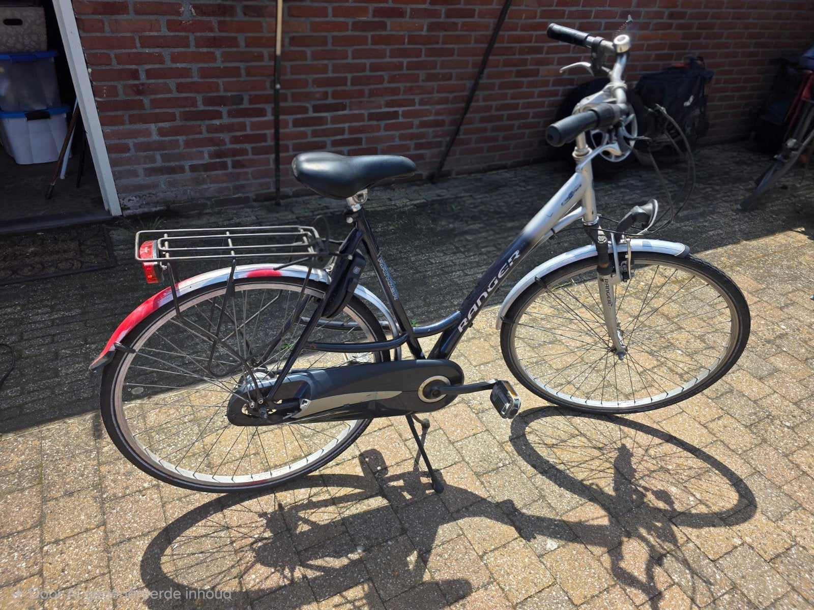 Calma Ranger fiets, kapot achterwiel, onderdelen ofopknapper, Fietsen en Brommers, Fietsen | Dames | Damesfietsen, Ophalen, Gebruikt