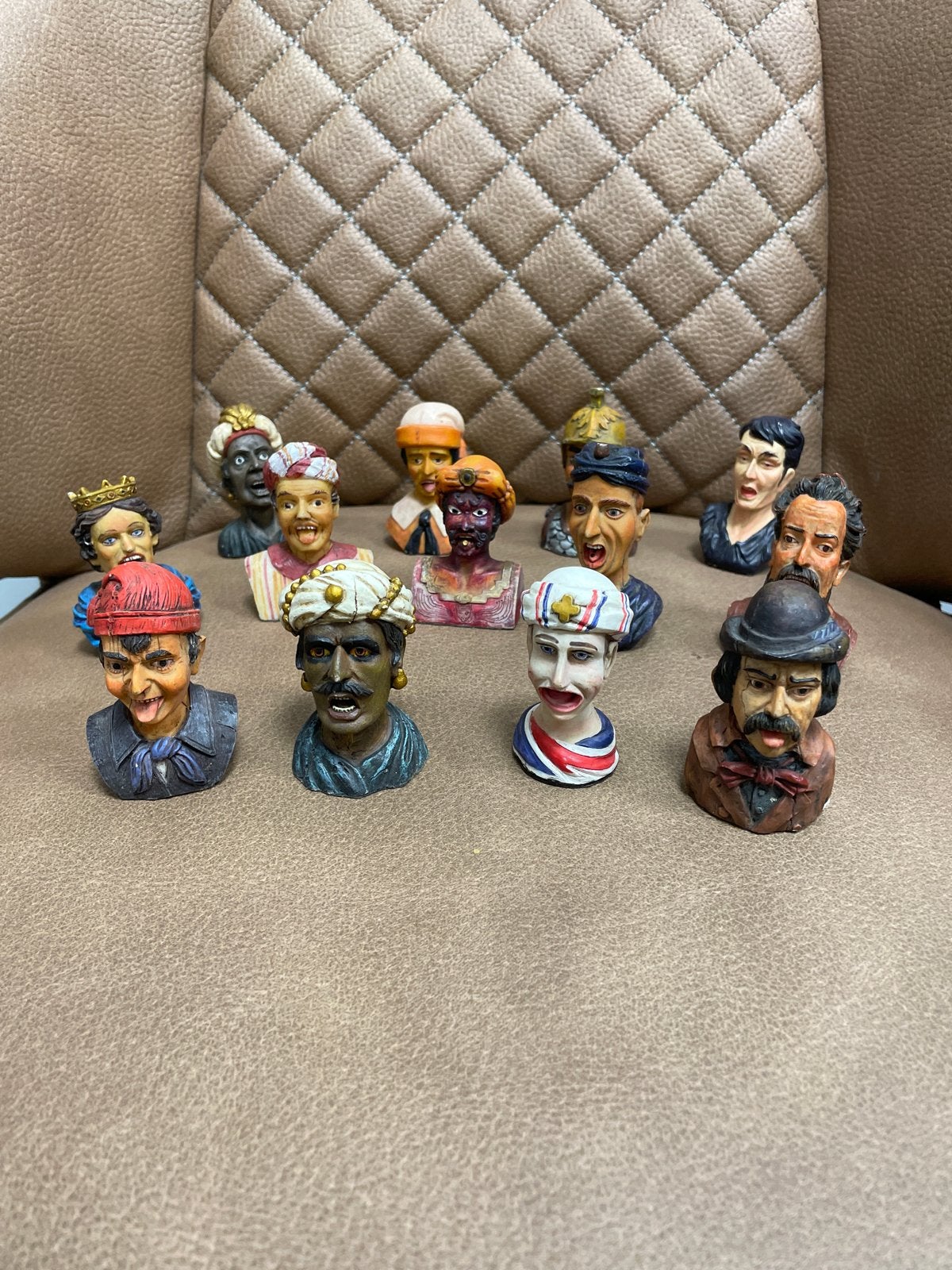 Verzameling van 12 diverse gaper beeldjes van mensen, Ophalen of Verzenden, Gebruikt, Mens