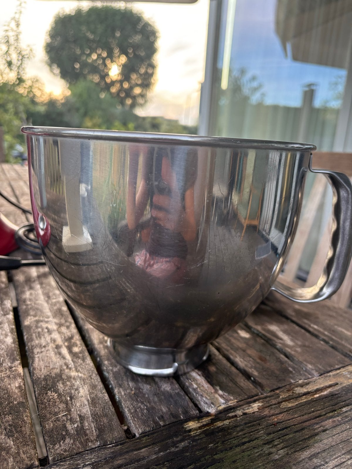 KitchenAid RVS mengkom 4,8L, Witgoed en Apparatuur, Keukenmixers, Ophalen, Gebruikt, Vaatwasserbestendig, 3 snelheden of meer