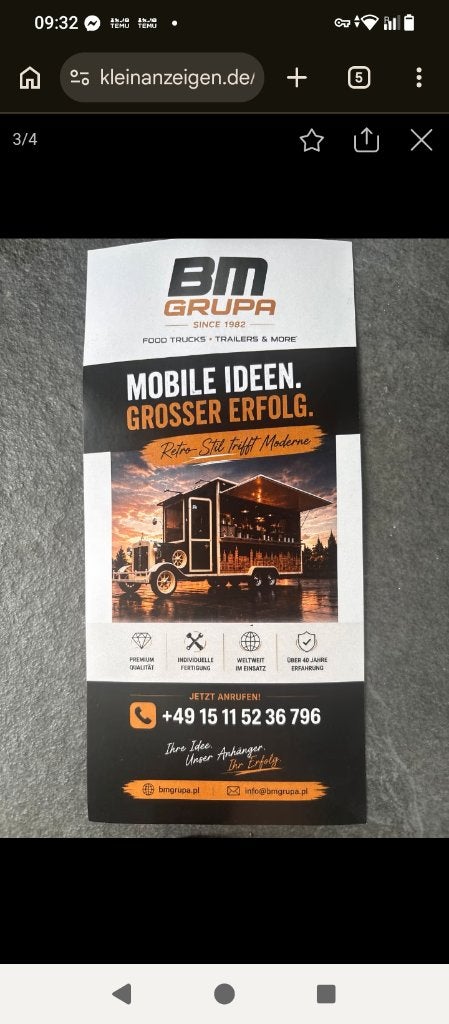 UNIEKE RETRO FOODTRUCK – Maatwerk – Horeca – Nederland, Ophalen of Verzenden, Nieuw