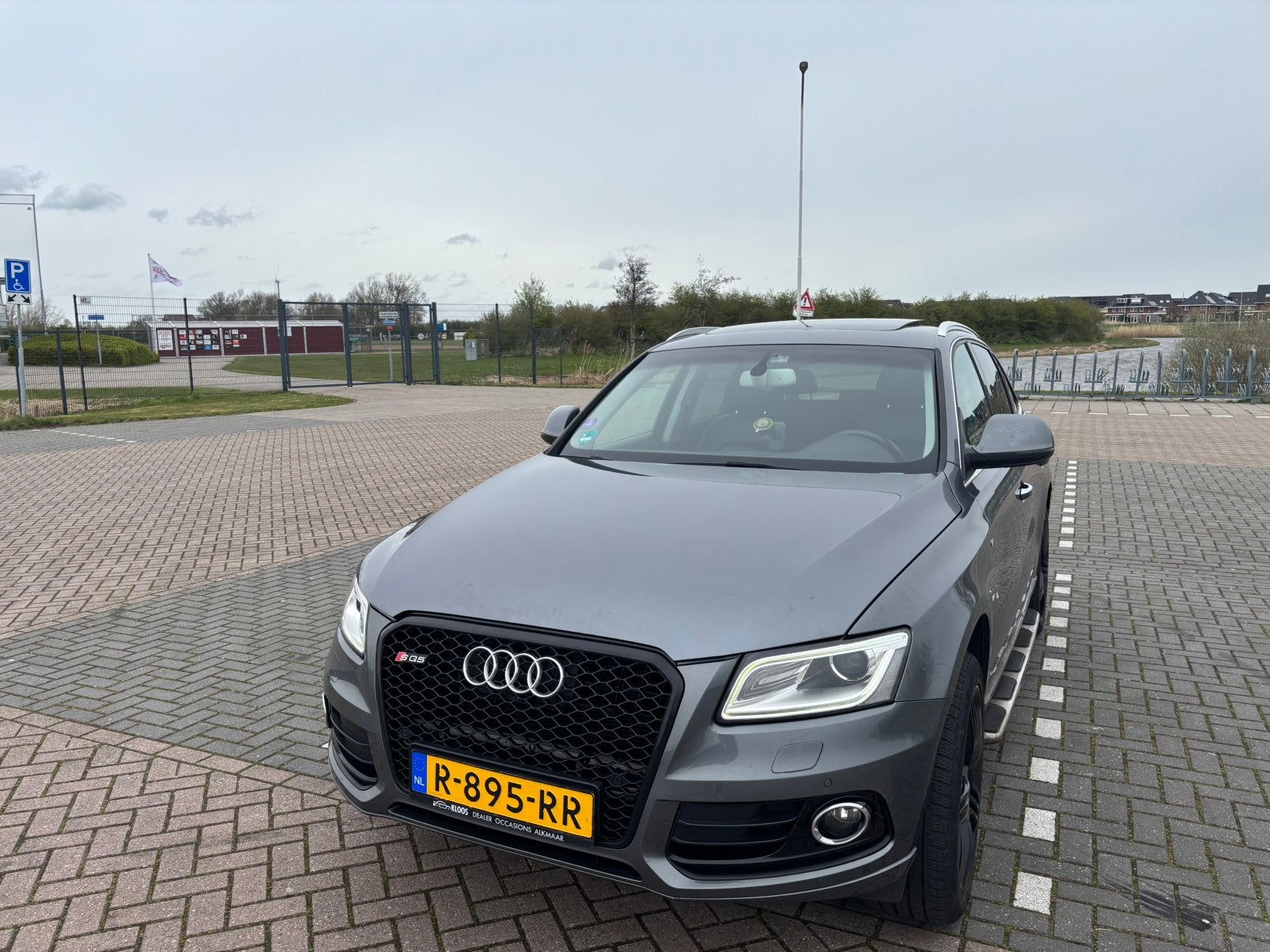Audi Q5 S-Line B&O edition 2015 Grijs, Auto's, Automaat, 1730 kg, Particulier, Parkeerassistent