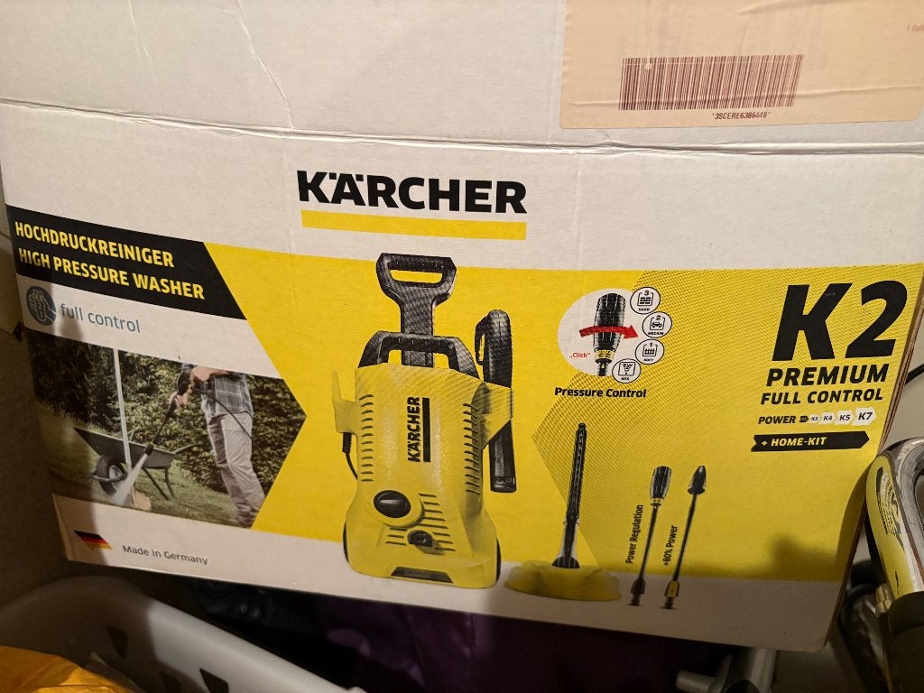 Karcher K2 Premium Full Control + Home-Kit, Tuin en Terras, Hogedrukreinigers, Ophalen, Karcher terras reiniger, Elektrisch, Met regelbare waterdruk