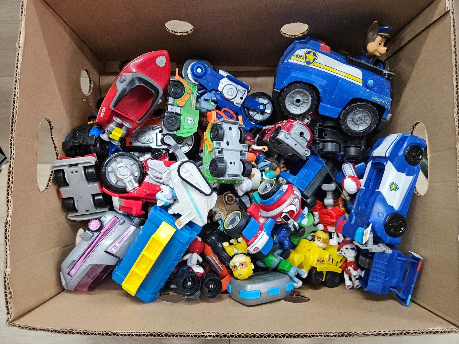 Paw patrol speelgoed  actiefiguren  boot motor politie, Ophalen of Verzenden