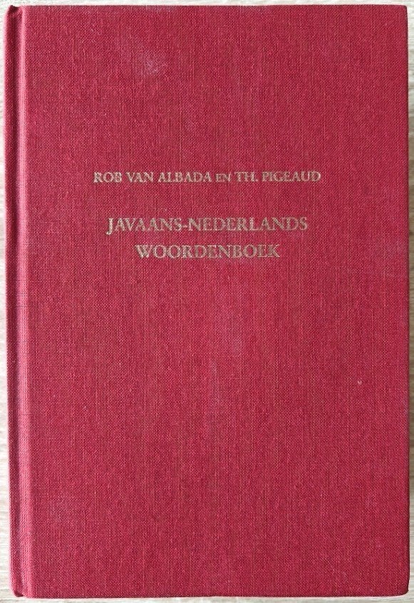 Van Albada, Th. Pigeaud: JAVAANS - NEDERLANDS WOORDENBOEK., Boeken, Overige uitgevers, Ophalen of Verzenden, Zo goed als nieuw