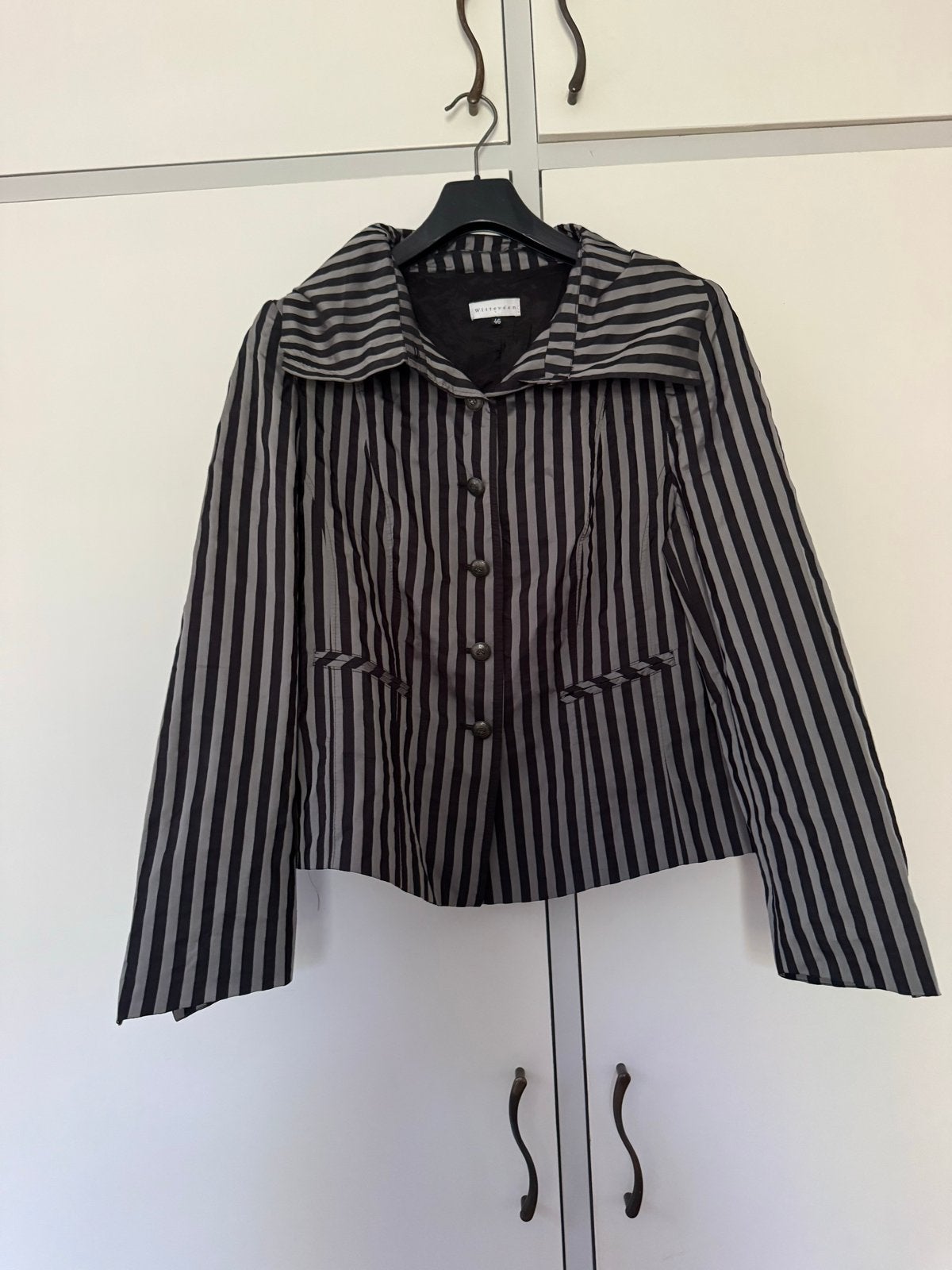 Witteveen gestreept jasje maat 44/46, Kleding | Dames, Ophalen of Verzenden, Gedragen, Maat 46/48 (XL) of groter, Meerkleurig