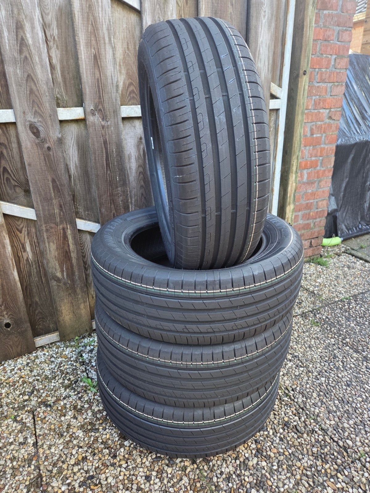 205 55 16 goodyear zomerbanden nieuw/demo! 290,- inc montage, Auto-onderdelen, 16 inch, Nieuw, Band(en), Personenwagen