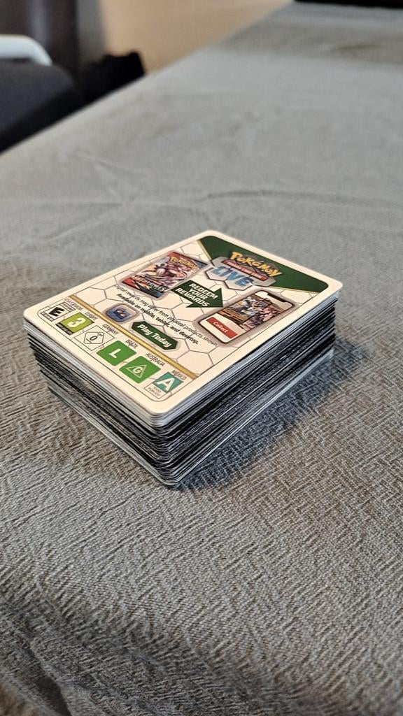 107x Pokémon Code Cards online TCG, Albert Heijn, Ophalen
