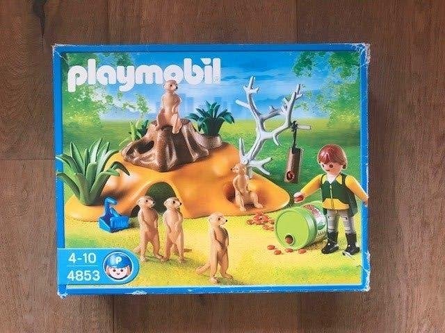 Playmobil 4853 – Stokstaartjes – in originele doos, Ophalen of Verzenden, Zo goed als nieuw, Complete set
