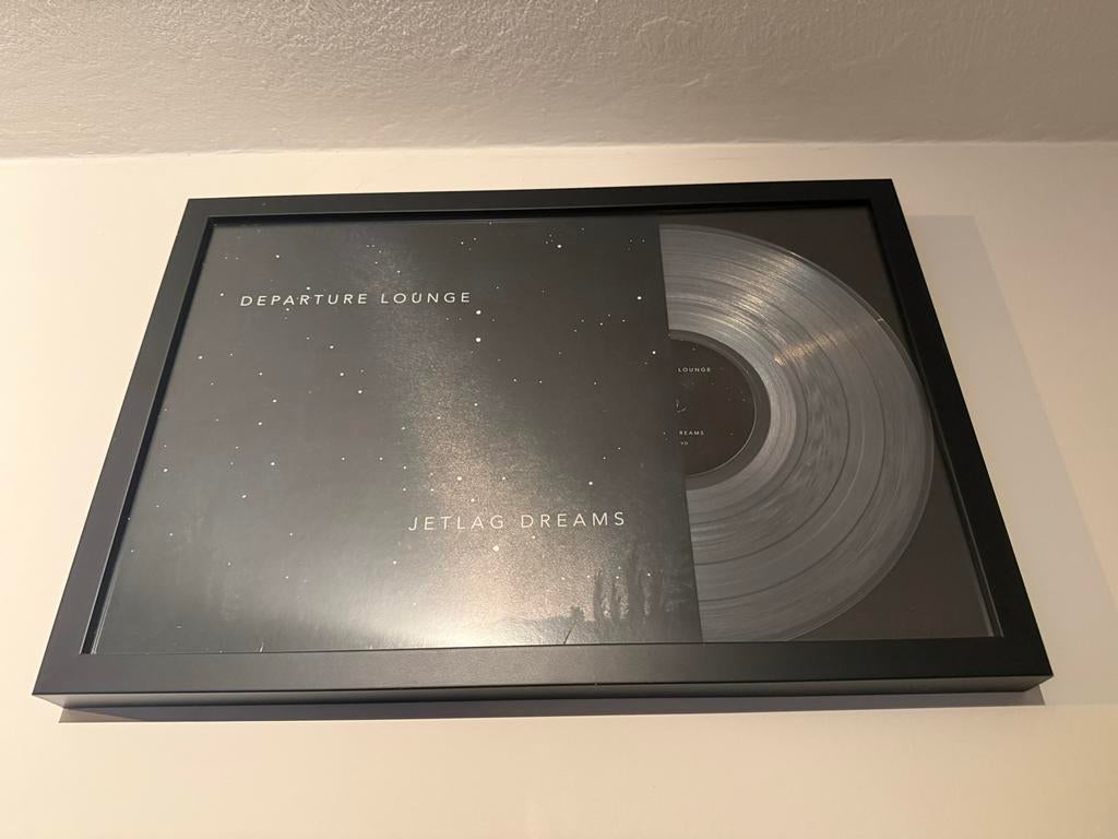 Ingelijste exclusieve LP: Departure Lounge - Jetlag Dreams, Ophalen of Verzenden, Zo goed als nieuw, 12 inch