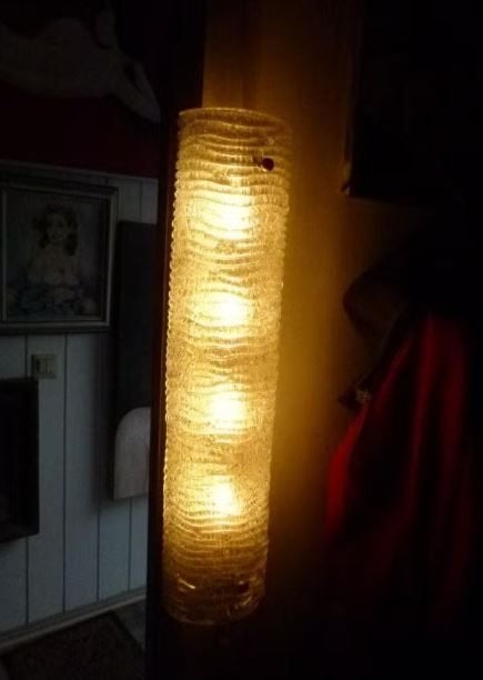 vintage 4 x Orrefors wandlamp xl stukprijs, Ophalen, Gebruikt, E14 (klein), Glas
