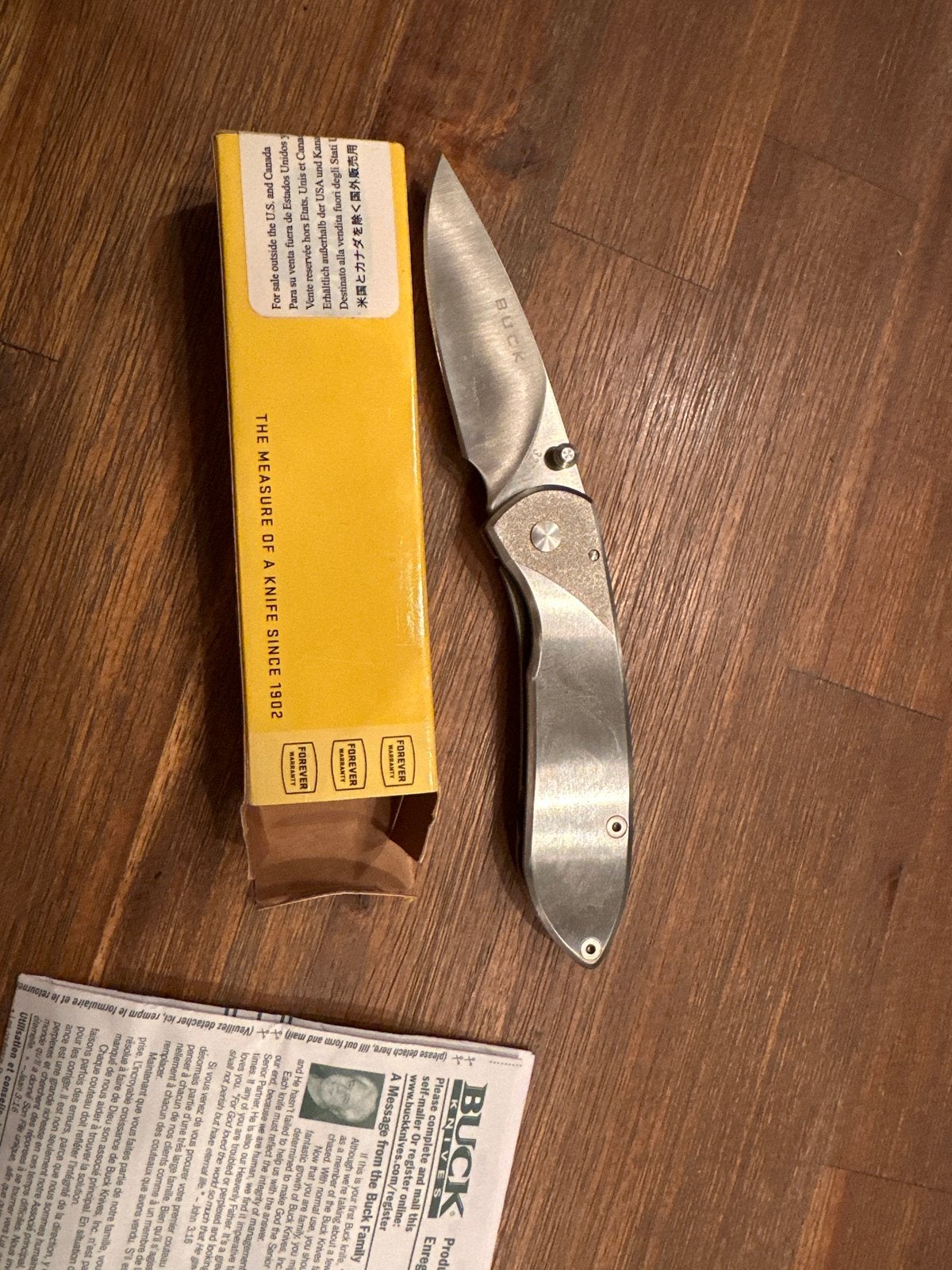 Buck Knives Zakmes 327 - Nieuw in Doos, Ophalen of Verzenden, Nieuw