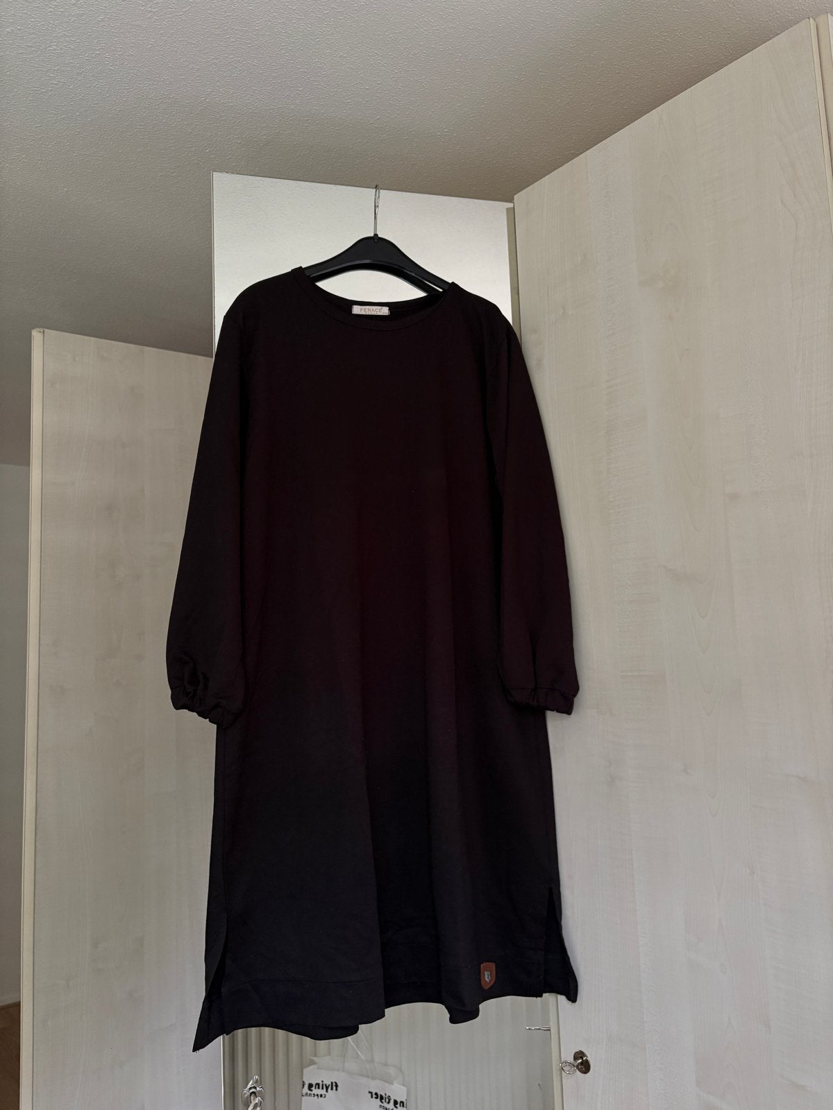 Zwarte tuniek - Maat 4XL, Ophalen of Verzenden, Gedragen, Maat 46/48 (XL) of groter, Zwart