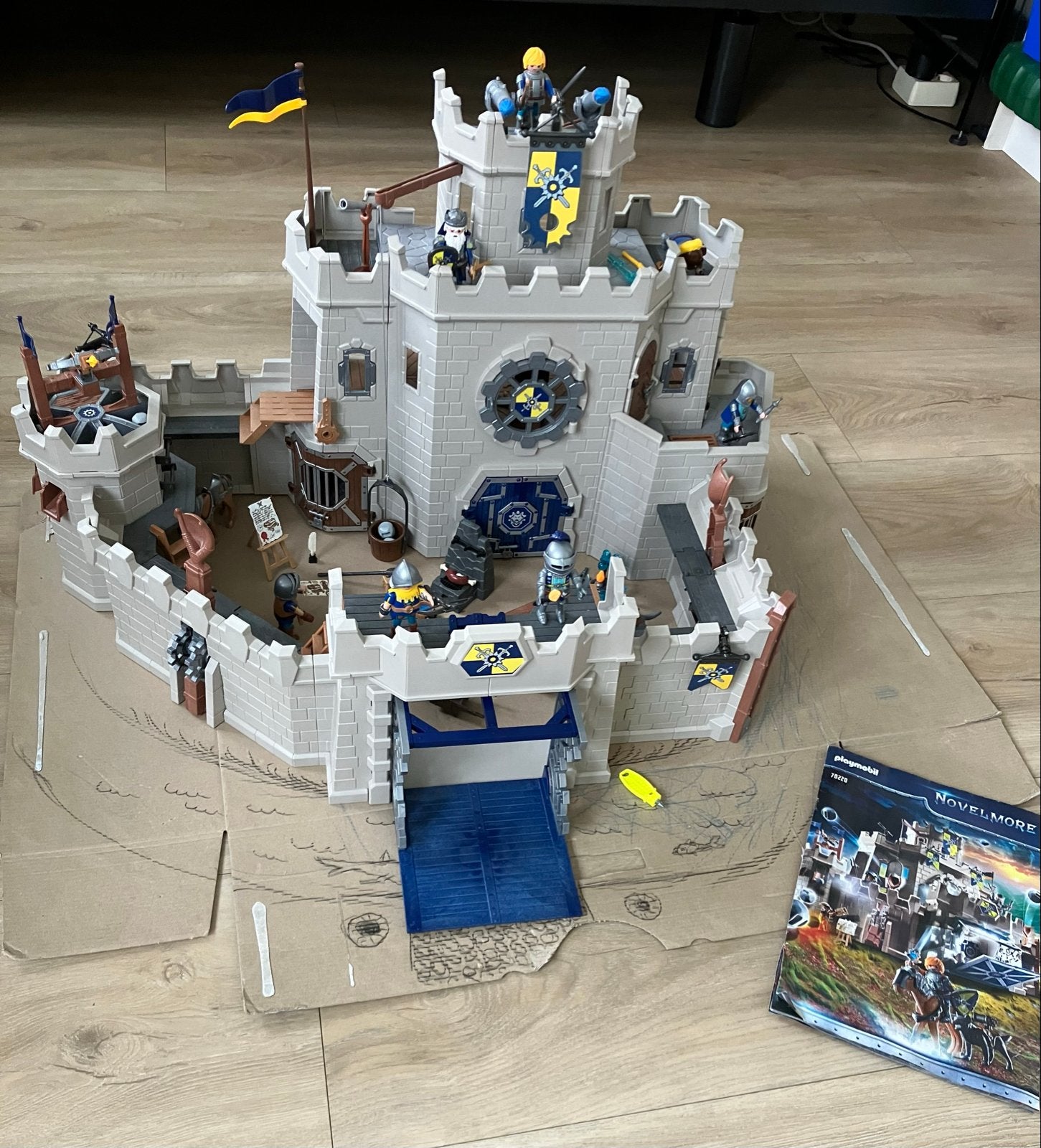 Playmobil Novelmore Kasteel met ridders en accessoires, Ophalen, Zo goed als nieuw, Complete set, Kasteel/Fort