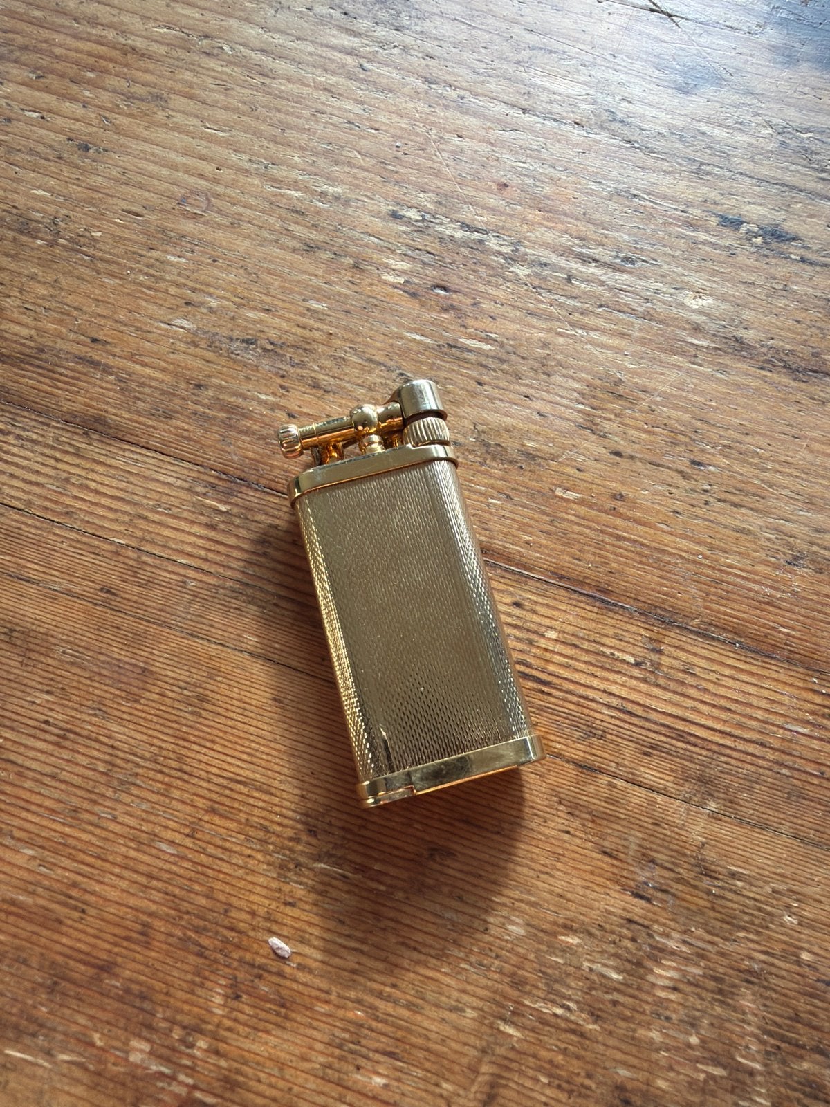 im Corona Vintage gouden aansteker - S.T. Dupont stijl, Ophalen of Verzenden, Nieuw, Aansteker