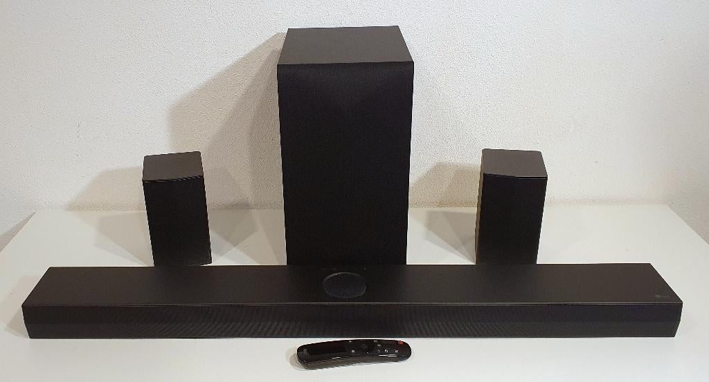 Soundbar Set - LG DS70TR 5.1.1 Atmos, Bluetooth, HDMI, Ophalen of Verzenden, Zo goed als nieuw, S, S