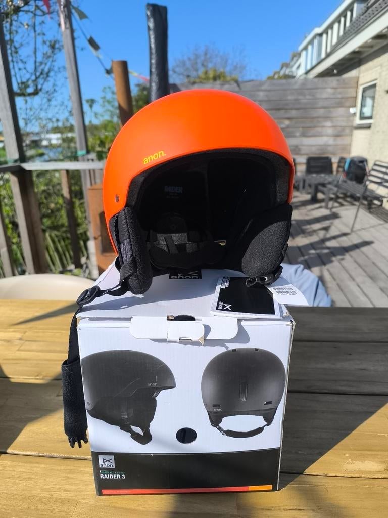 Anon Raider 3 Snowboard Helm - Oranje, Ophalen of Verzenden, Nieuw, Helm of Bescherming
