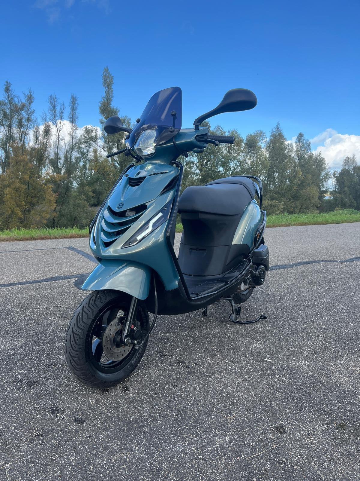 Piaggio zip | Alpha green | 2018 | brom | LED, Ophalen, Gebruikt, Piaggio, Piaggio