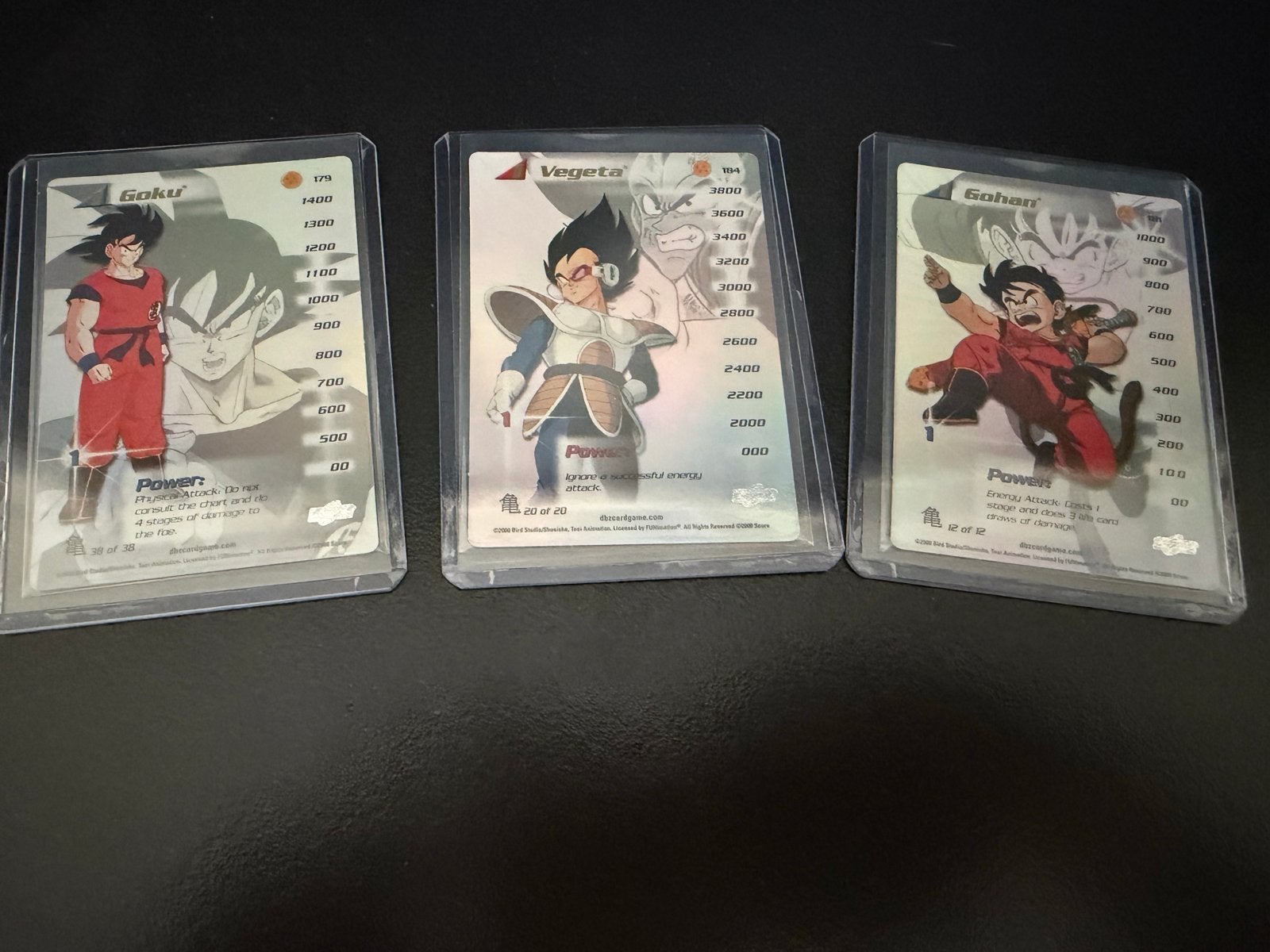 Dragon Ball Z TCG Kaarten - Goku, Vegeta, Gohan, Ophalen of Verzenden, Zo goed als nieuw, Meerdere kaarten