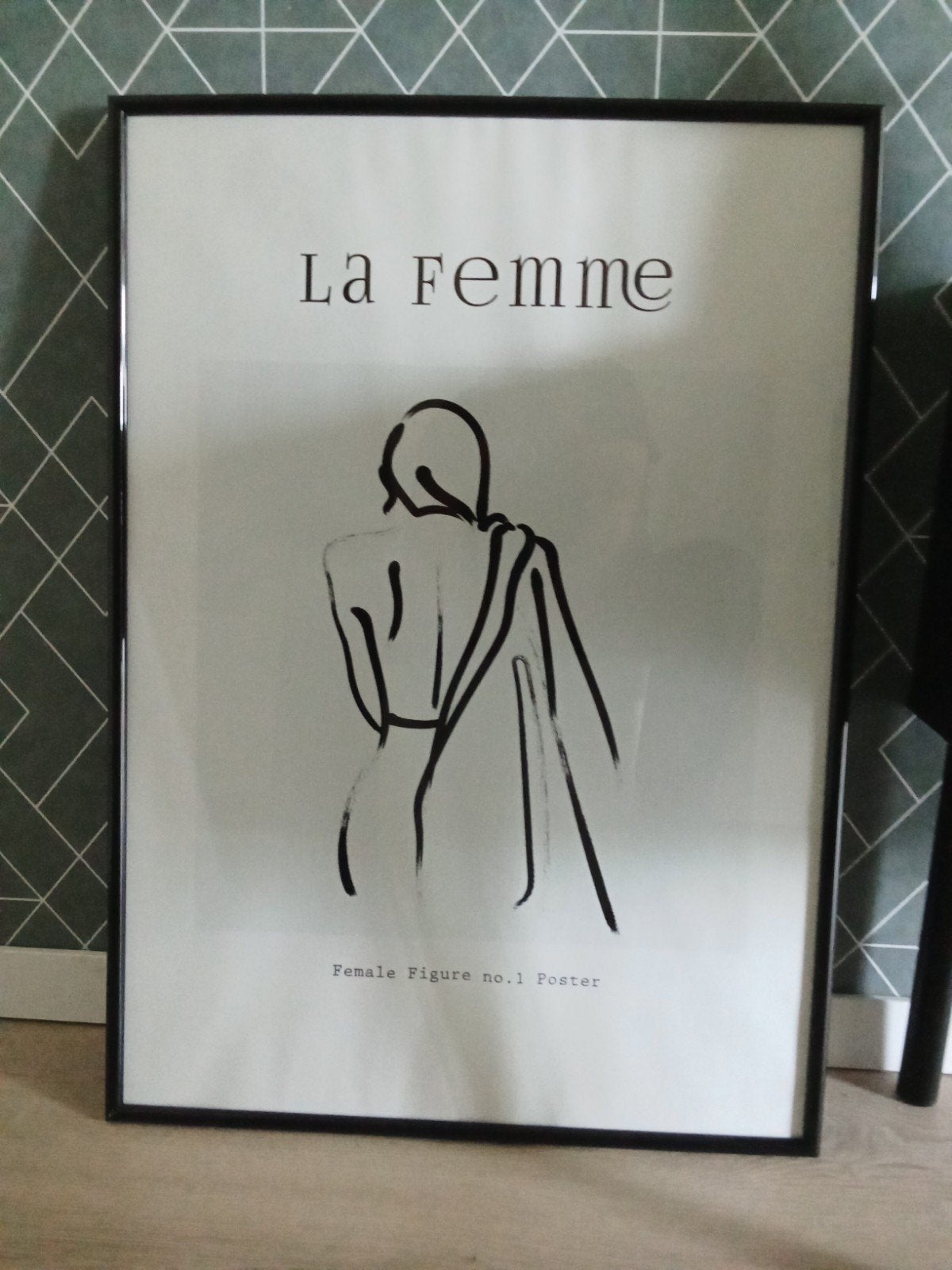 La Femme Female Figure no.1 Poster met lijst, Ophalen, 50 – 75, Minder dan 50 cm, Zo goed als nieuw