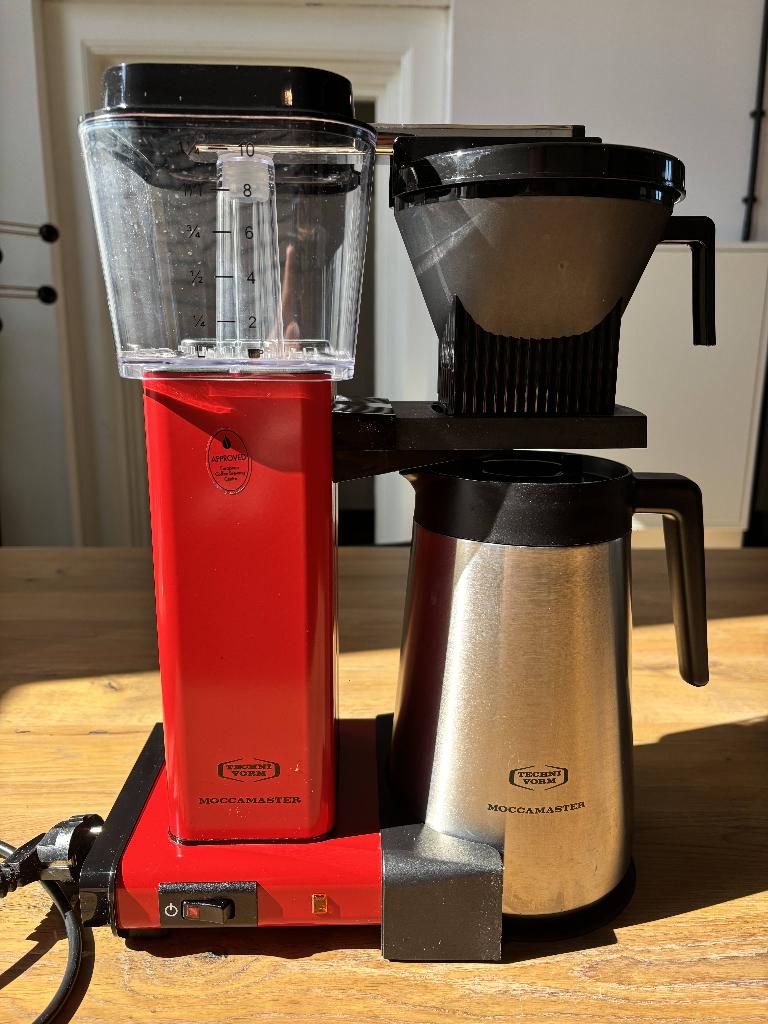 Technivorm Moccamaster KBGT koffiezetapparaat, Witgoed en Apparatuur, Koffiezetapparaten, Zo goed als nieuw, Gemalen koffie, Koffiemachine