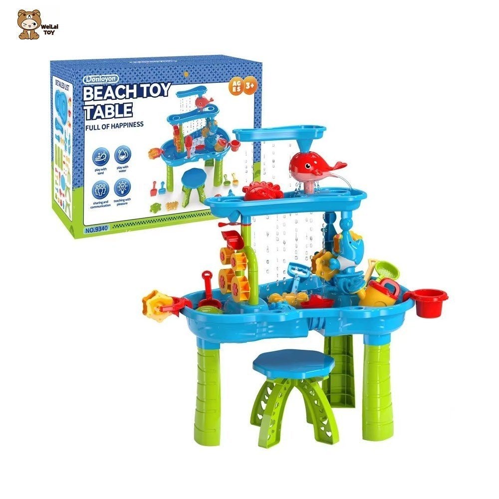 3-in-1 Watertafel en Zandtafel voor Kinderen, Verzenden, Nieuw, Nvt, Nvt