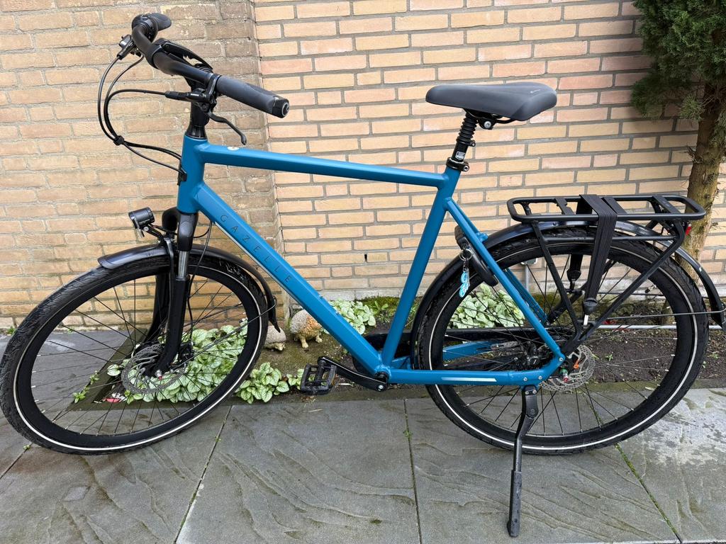 Gazelle Chamonix C7, Ink blue mat. Maat:61, 57 tot 61 cm, Ophalen, Zo goed als nieuw, Gazelle