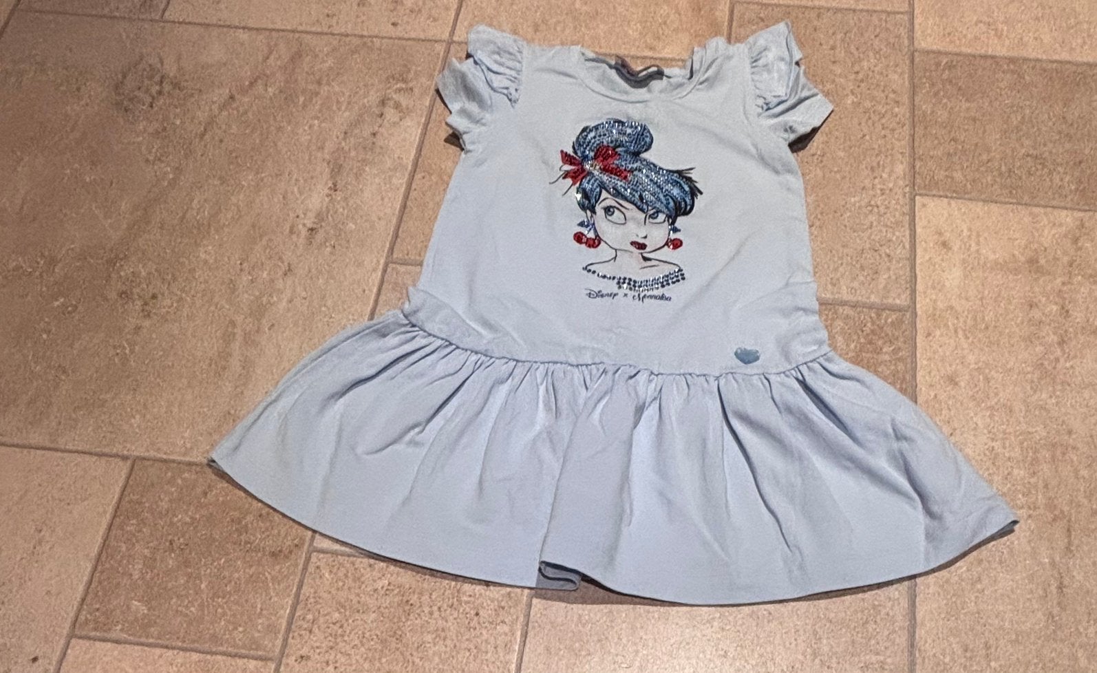 Monnalisa zomer jurkje maat 104, Meisje, Ophalen of Verzenden, E, Jurk of Rok