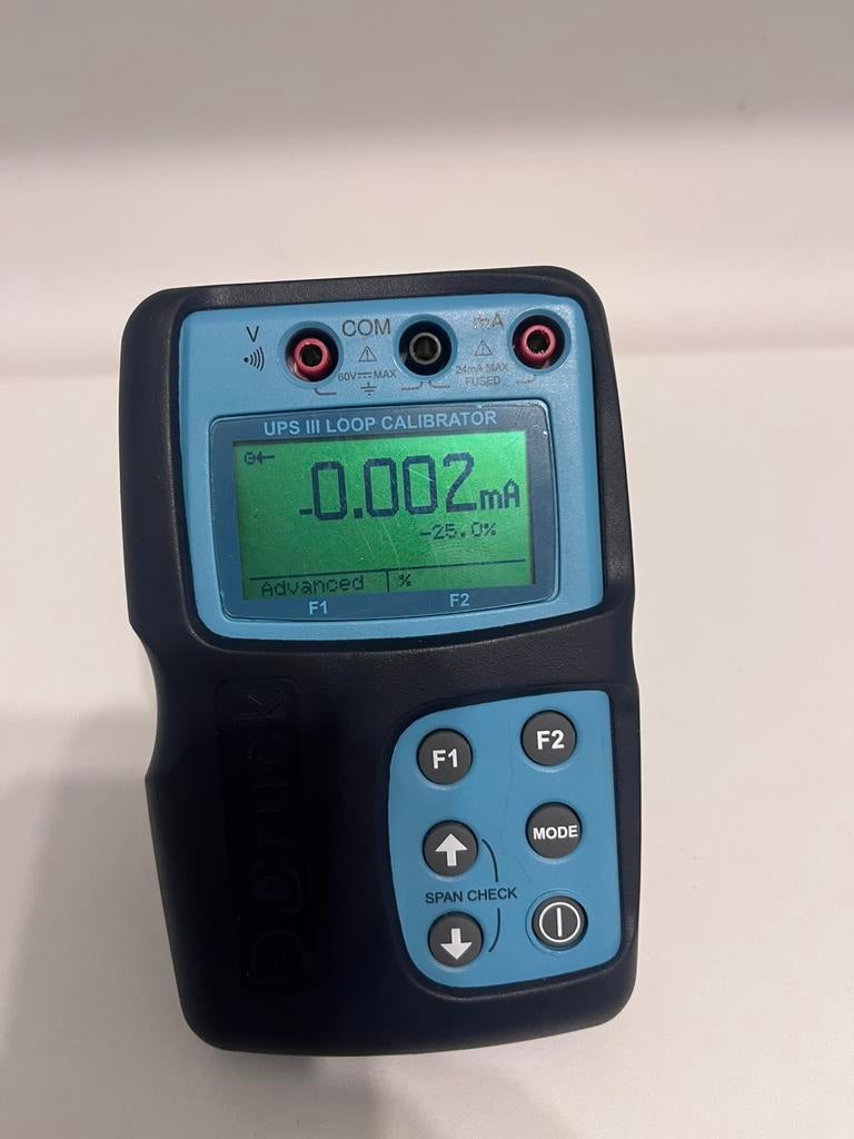 Druck UPS III Loop Calibrator – Werkend – Nette staat, Doe-het-zelf en Verbouw, Meetapparatuur, Ophalen, Gebruikt