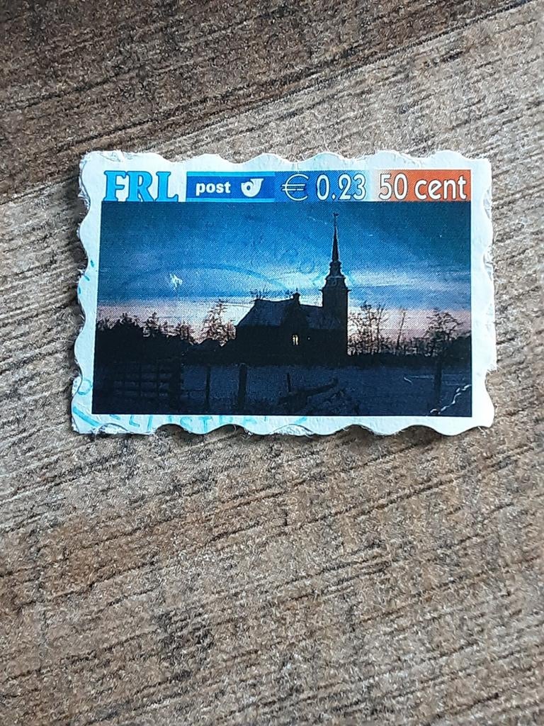 FRL Post.  Kerk. 0,23#50 ( gest), Postzegels en Munten, Postzegels | Nederland, Ophalen of Verzenden