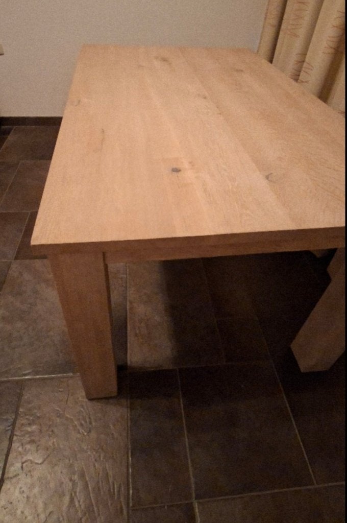 Tafel 90 x 140, Huis en Inrichting, Tafels | Eettafels, Ophalen, 100 tot 150 cm, Eikenhout, 50 tot 100 cm
