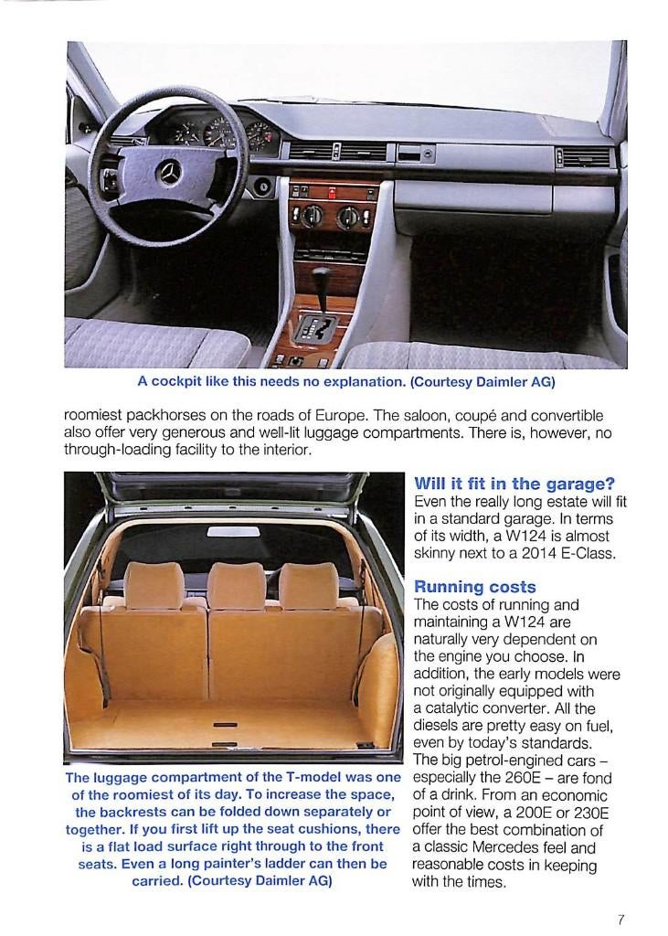 Mercedes Benz W 124 - All Models from 1984 to 1997, Verzenden