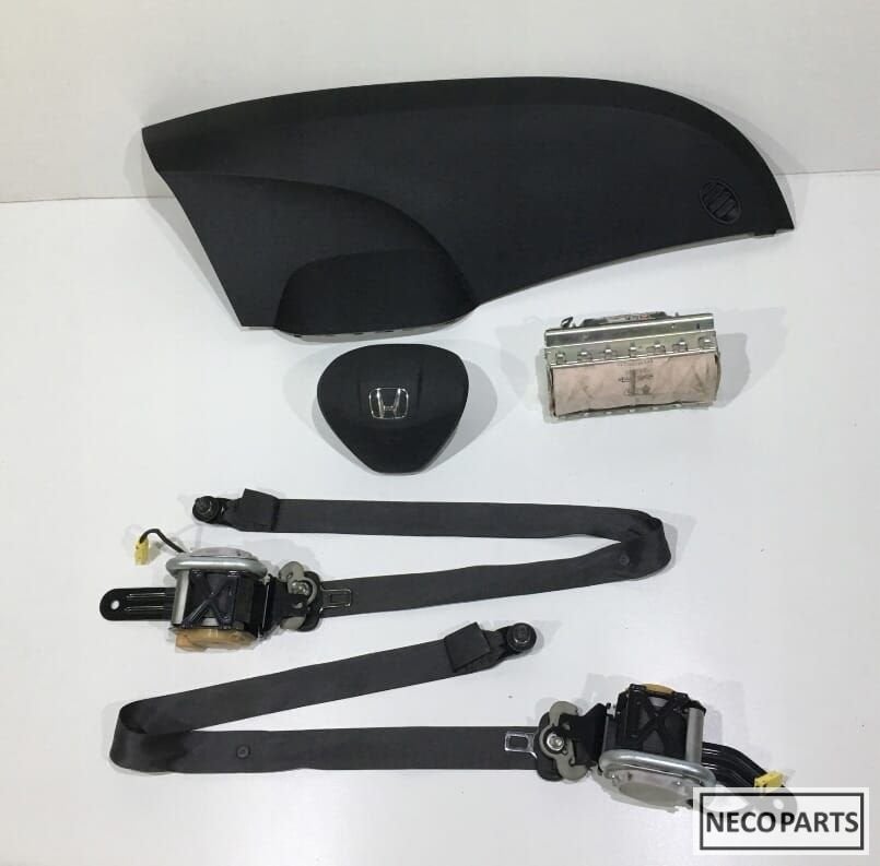 HONDA JAZZ 3 AIRBAG AIRBAGSET DASHBOARD ALLES LEVERBAAR !!, Honda, Gebruikt, -, -