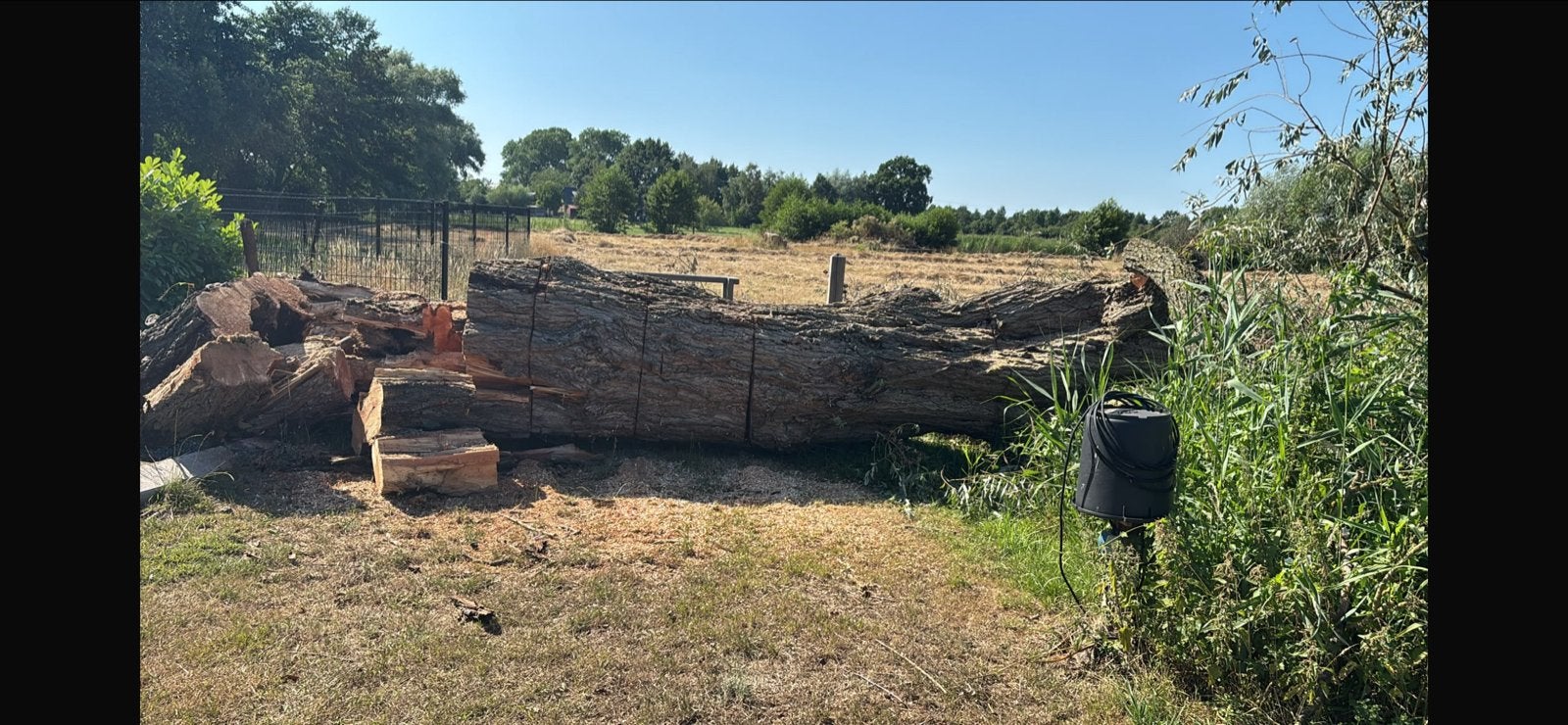 Gratis vuurkorf hout, flinke moten (zelf kloven), 3 tot 6 m³, Ophalen, Overige houtsoorten, Blokken