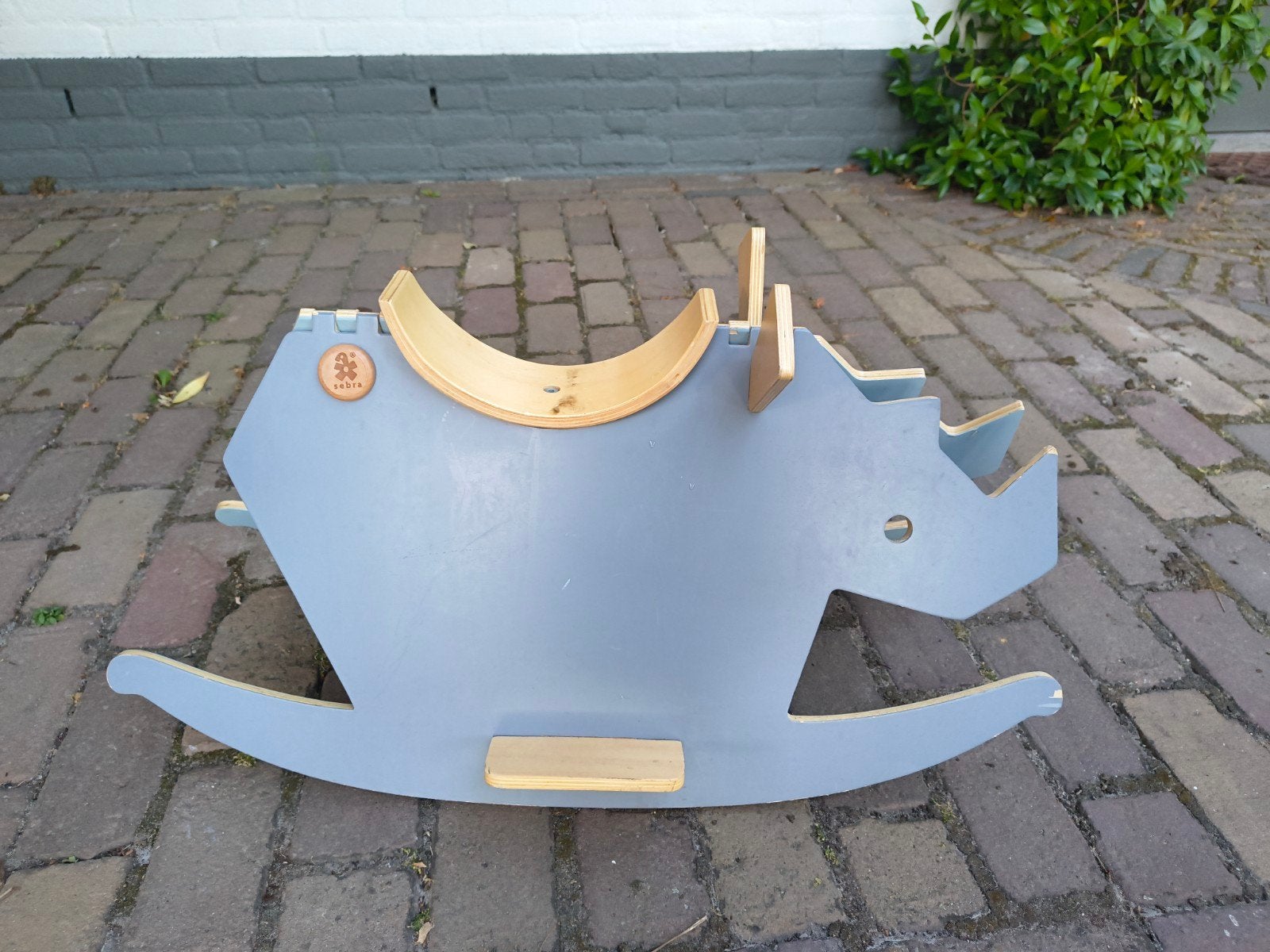 Houten schommeldier neushoorn, Ophalen, Gebruikt, Overige typen