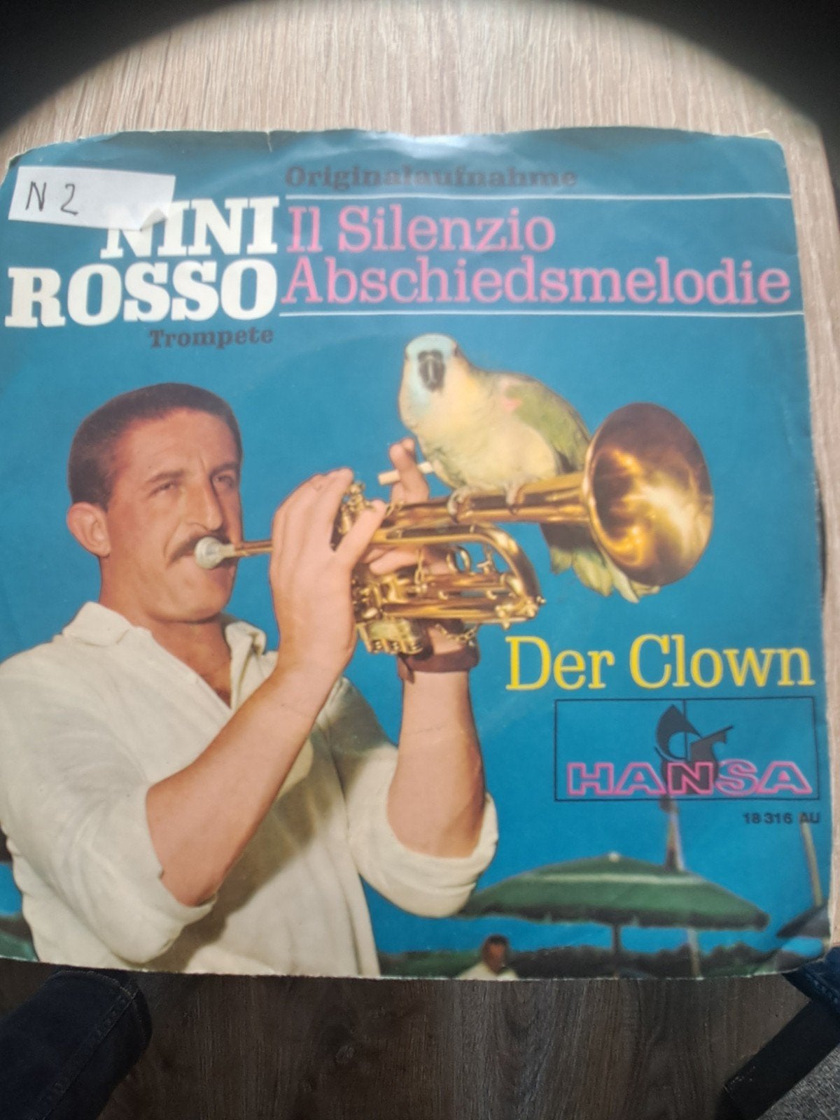 Nini Rosso - Il Silenzio / Abschiedsmelodie Vinyl Single, Cd's en Dvd's, LP, Gebruikt, Overige genres, 7 inch