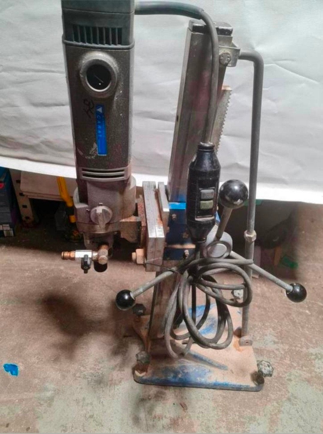 Carat nat diamantboormachine 2300W in statief, Ophalen of Verzenden, Carat, N.v.t, N.v.t
