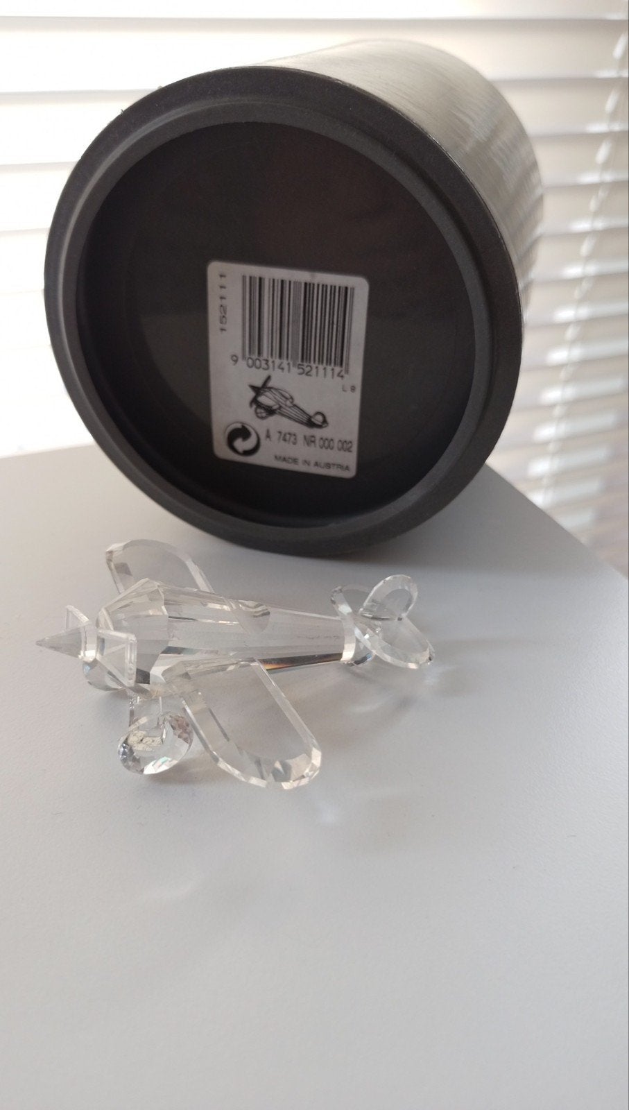 Swarovski vliegtuig, Ophalen of Verzenden, Zo goed als nieuw, Figuurtje