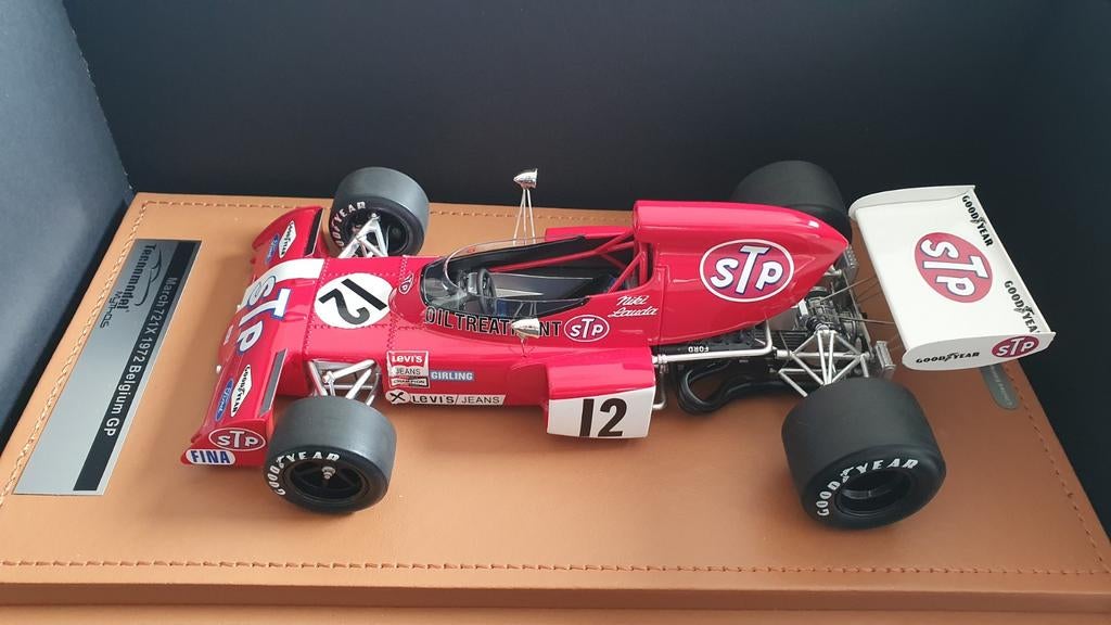 Tecnomodel 1/18 March 721 Lauda 1972 Belgium GP, Hobby en Vrije tijd, Modelauto's | 1:18, Nieuw, Auto, Overige merken, Ophalen of Verzenden