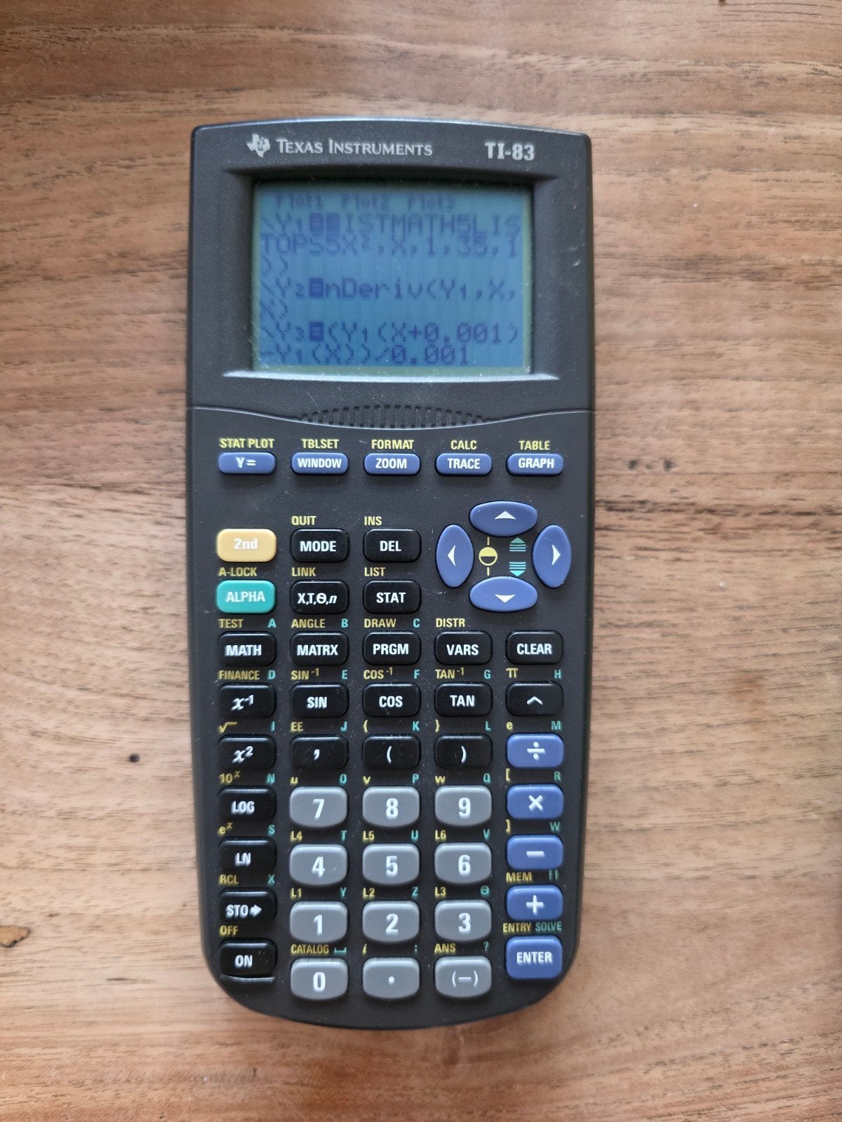 Texas Instruments TI-83 Grafische Rekenmachine, Diversen, Ophalen of Verzenden, Grafische rekenmachine, Zo goed als nieuw